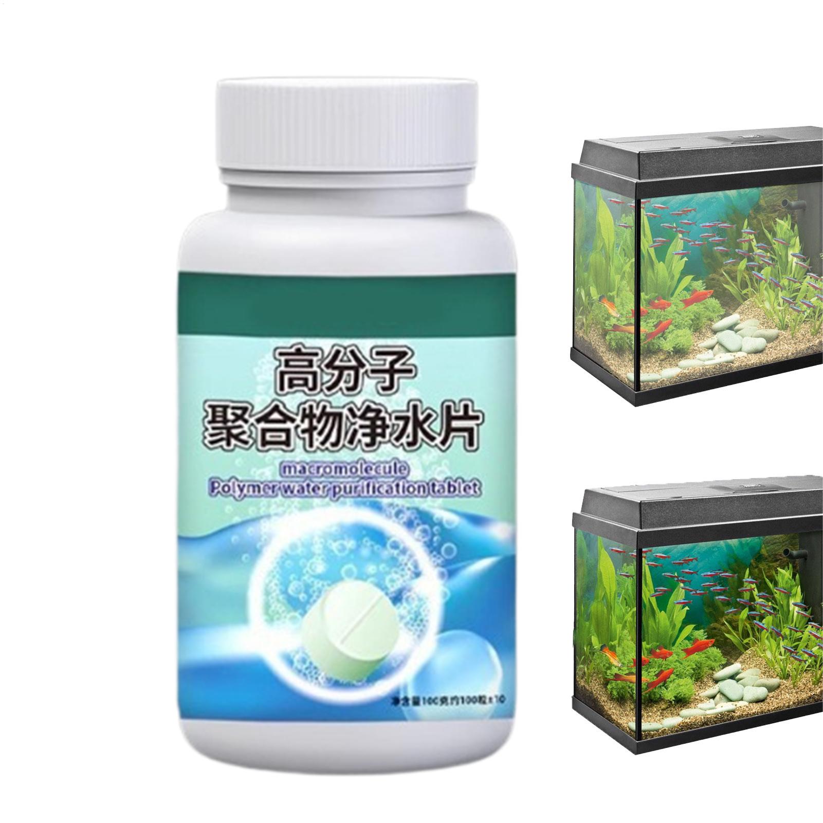 Fish Aquarium Home - Tabletki do usuwania alg z ryb,