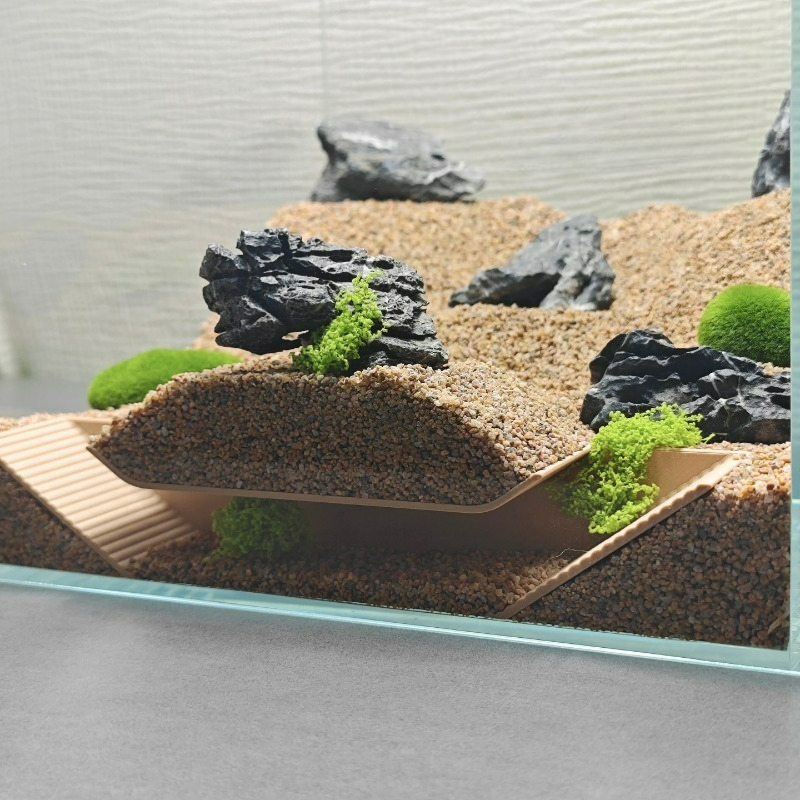 Aquarium Fish Games - Schronienie do akwarium, podziemna jaskinia, schodkowy