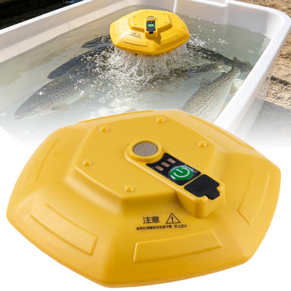 Aquarium Fish To Buy - Bezprzewodowa, ładowalna pompa tlenu do akwarium,