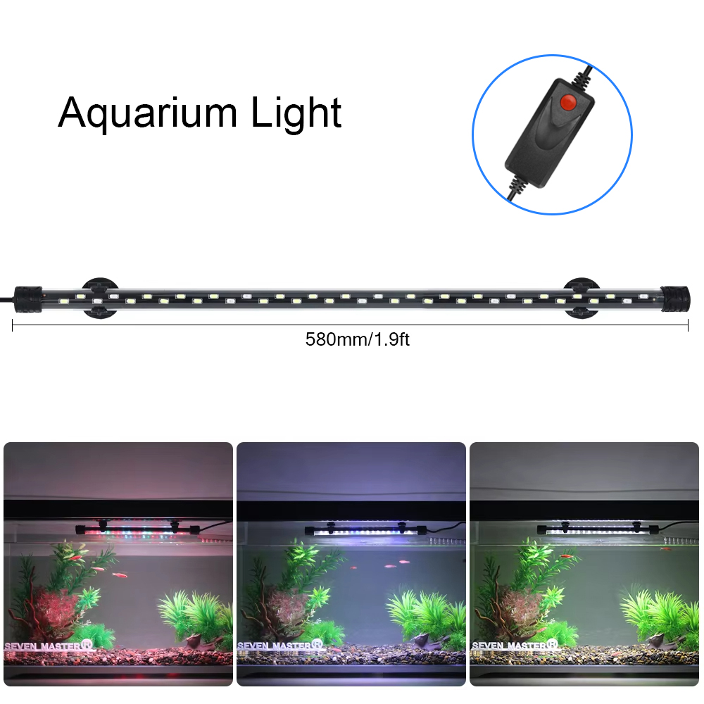 Aquarium Fish Lamp - 58CM oświetlenie do akwarium LED lampa