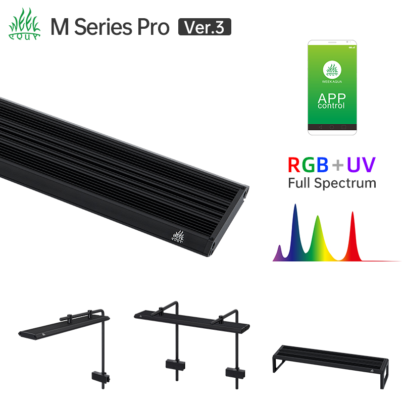 Aquarium Fish Lamp - Lampa akwariowa LED RGB UV z