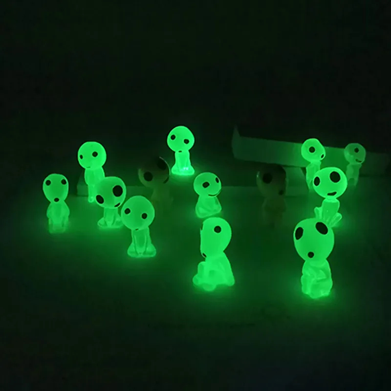 Aquarium Fish Accessories - Świecące Elfy Mini Figurki Dekoracja do