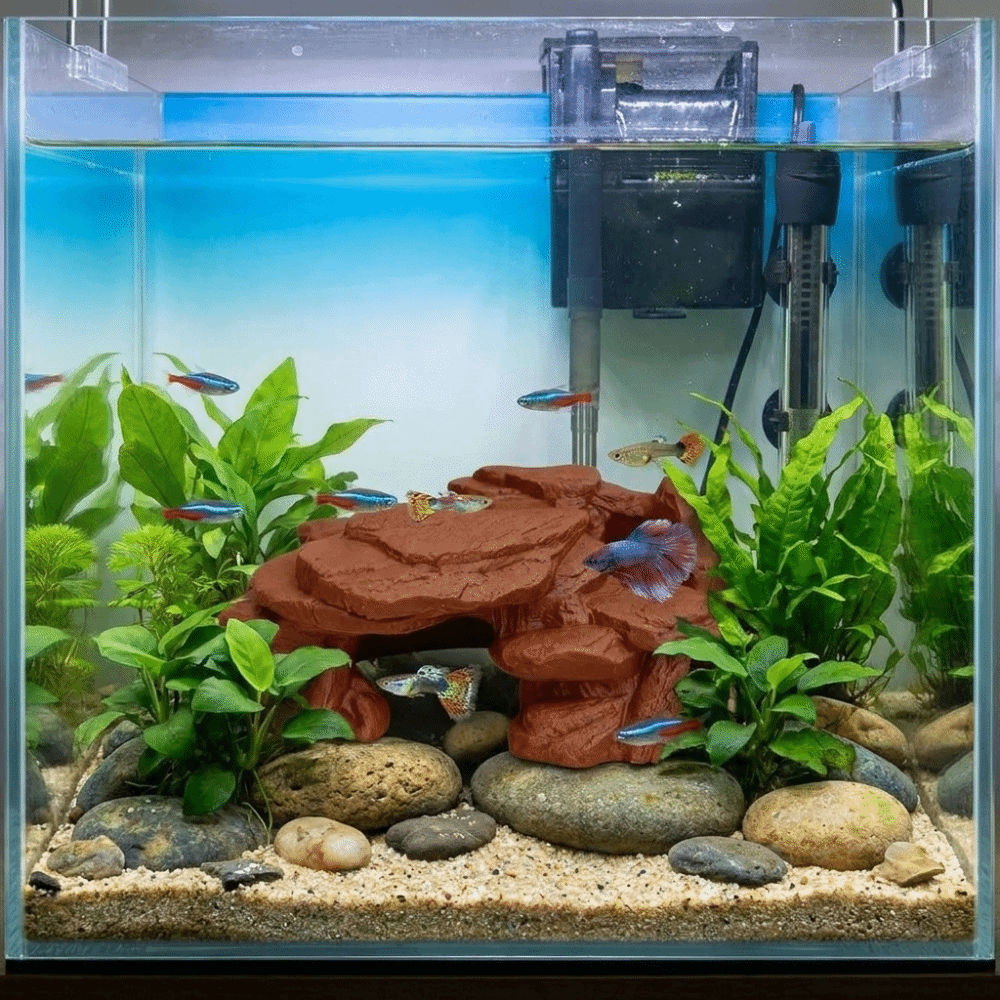 Ozdoby do akwarium z nadrukiem – Aquarium Fish Games recenzja i cena
