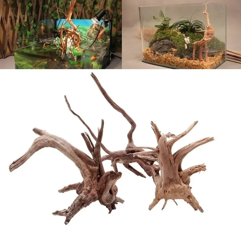 Naturalne drzewo pnia Driftwoo – Aquarium Fish Games recenzja i cena