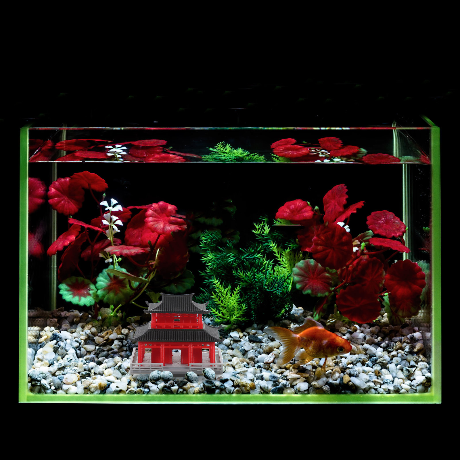 Miniaturowa Pagoda w Stylu Chi – Aquarium Fish Tank recenzja i cena