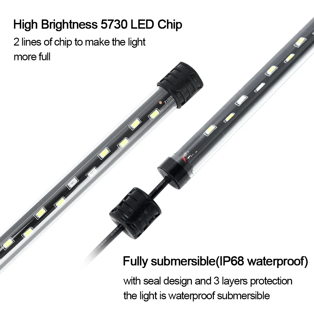 58CM oświetlenie do akwarium L – Aquarium Fish Lamp recenzja i cena