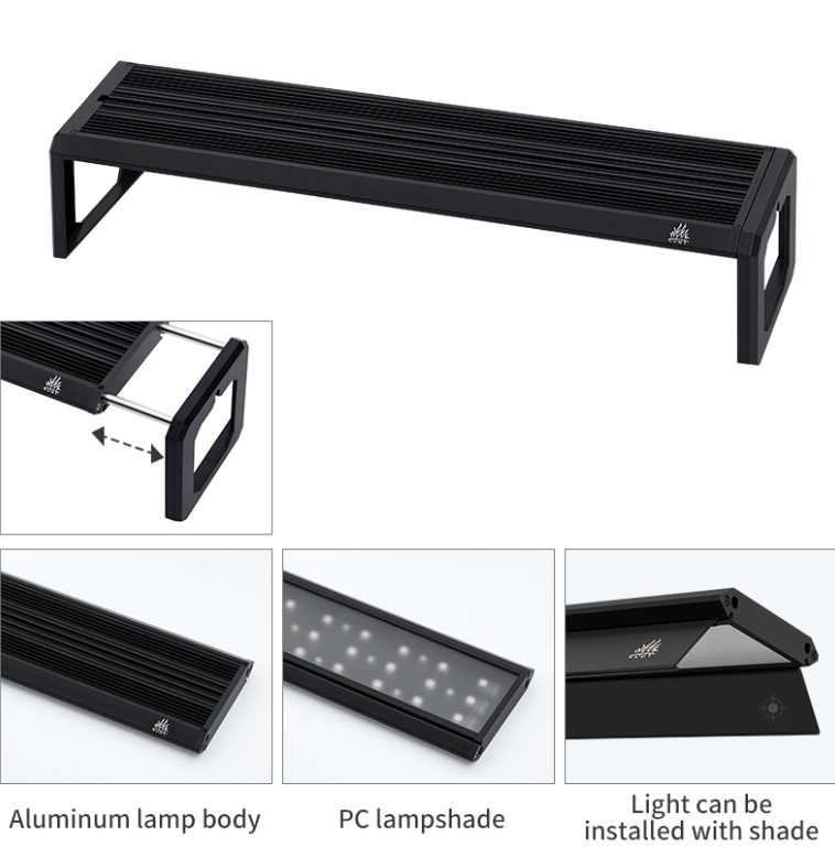 Lampa akwariowa LED RGB UV z s – Aquarium Fish Lamp recenzja i cena