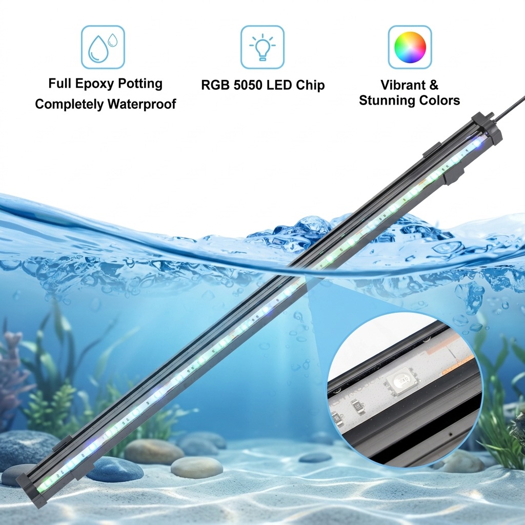 USB LED Lampa do Akwarium z Ef – Aquarium Fish Lamp recenzja i cena