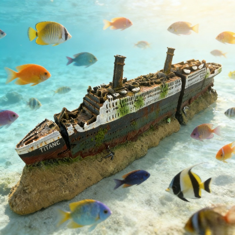 Dekoracja do akwarium w kształ – Aquarium Fish Games recenzja i cena